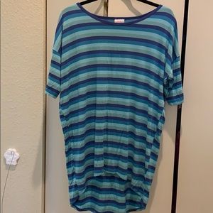 LuLaRoe Irma tunic. Very stretchy rayon.